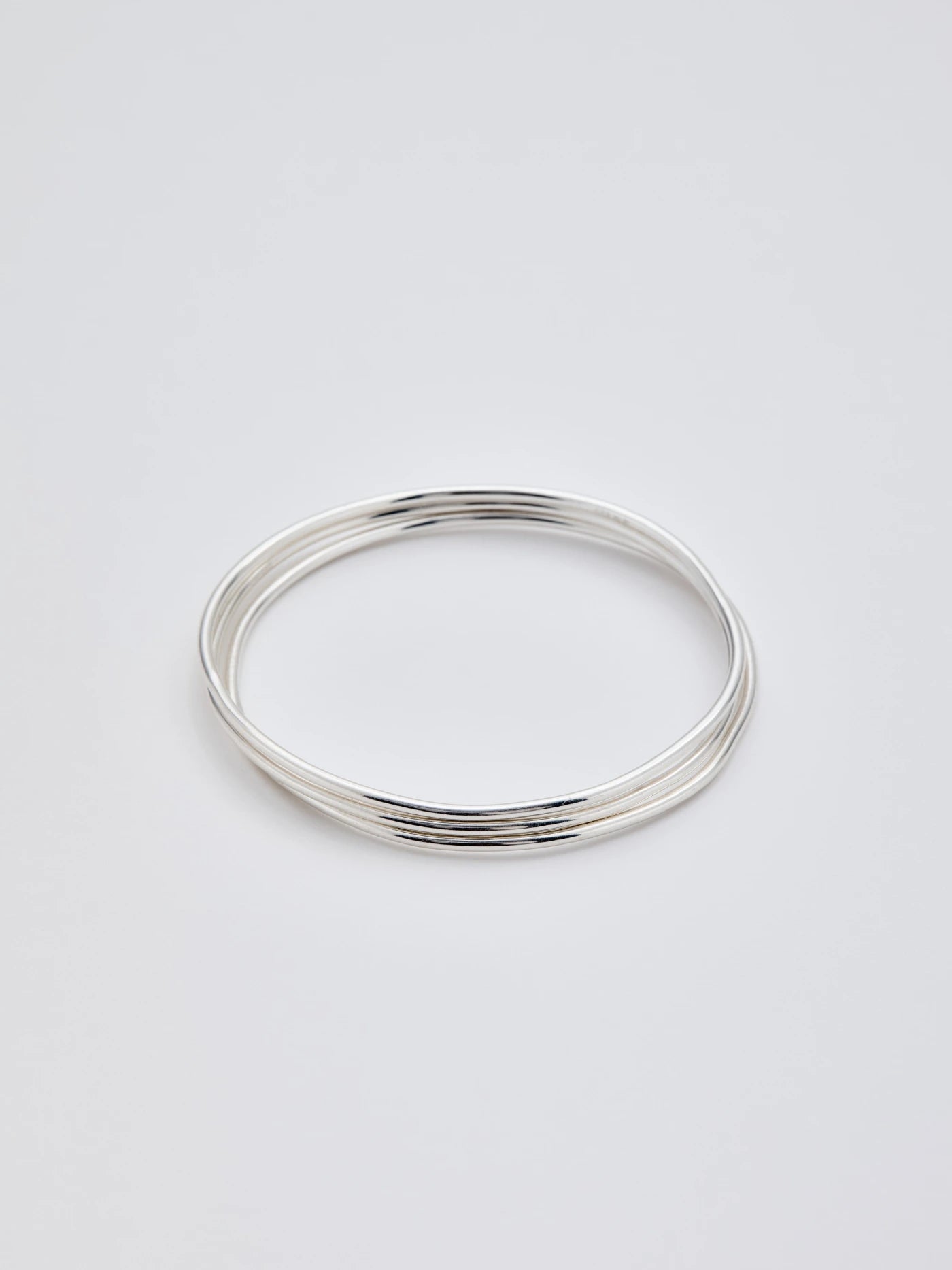 ROUND MINI BANGLE Silver