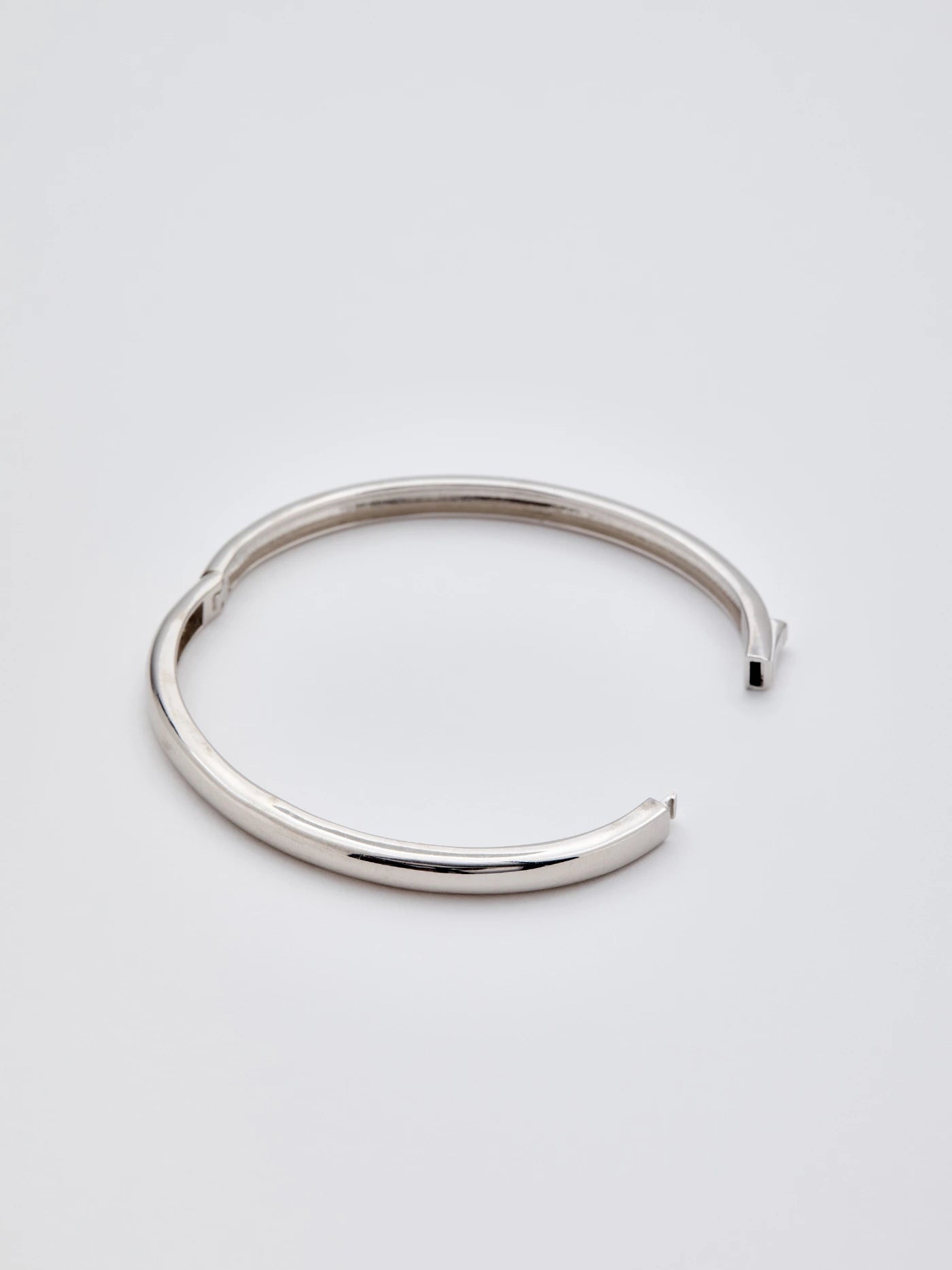 ROUND MIDI BANGLE Silver