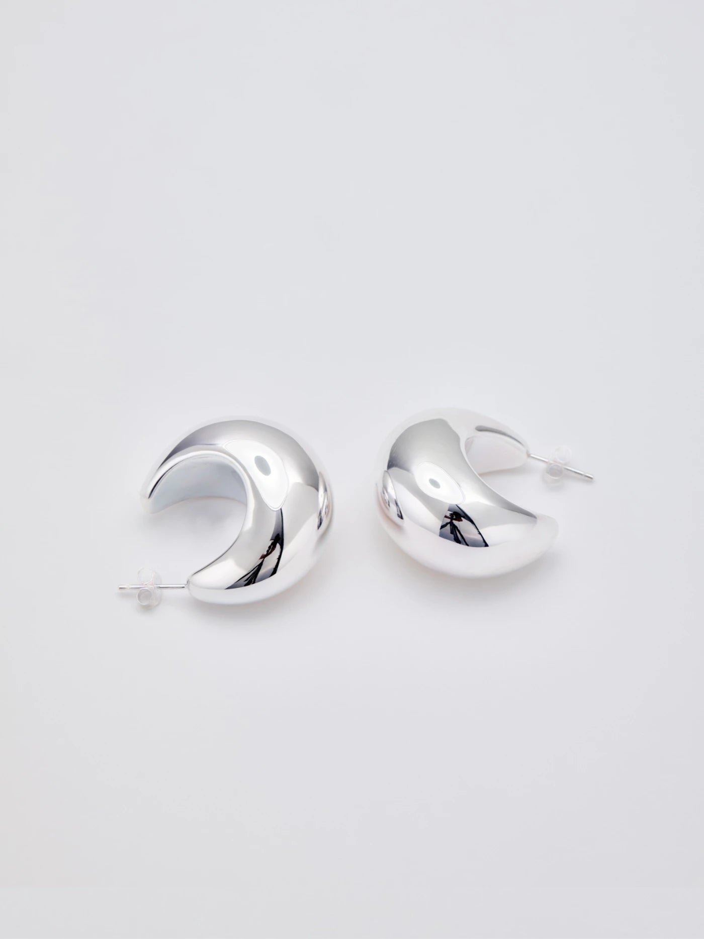 VALORA DOME EARRINGS Silver
