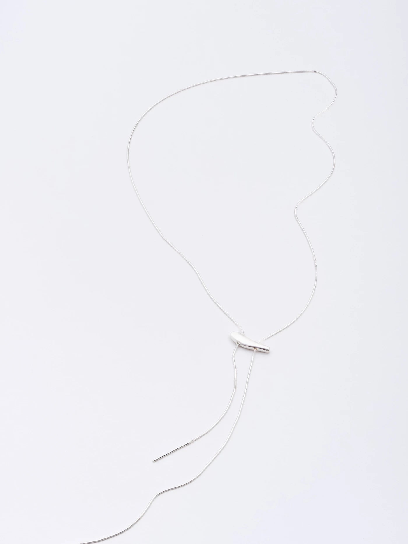 SLIDE CORE NECKLACE Silver
