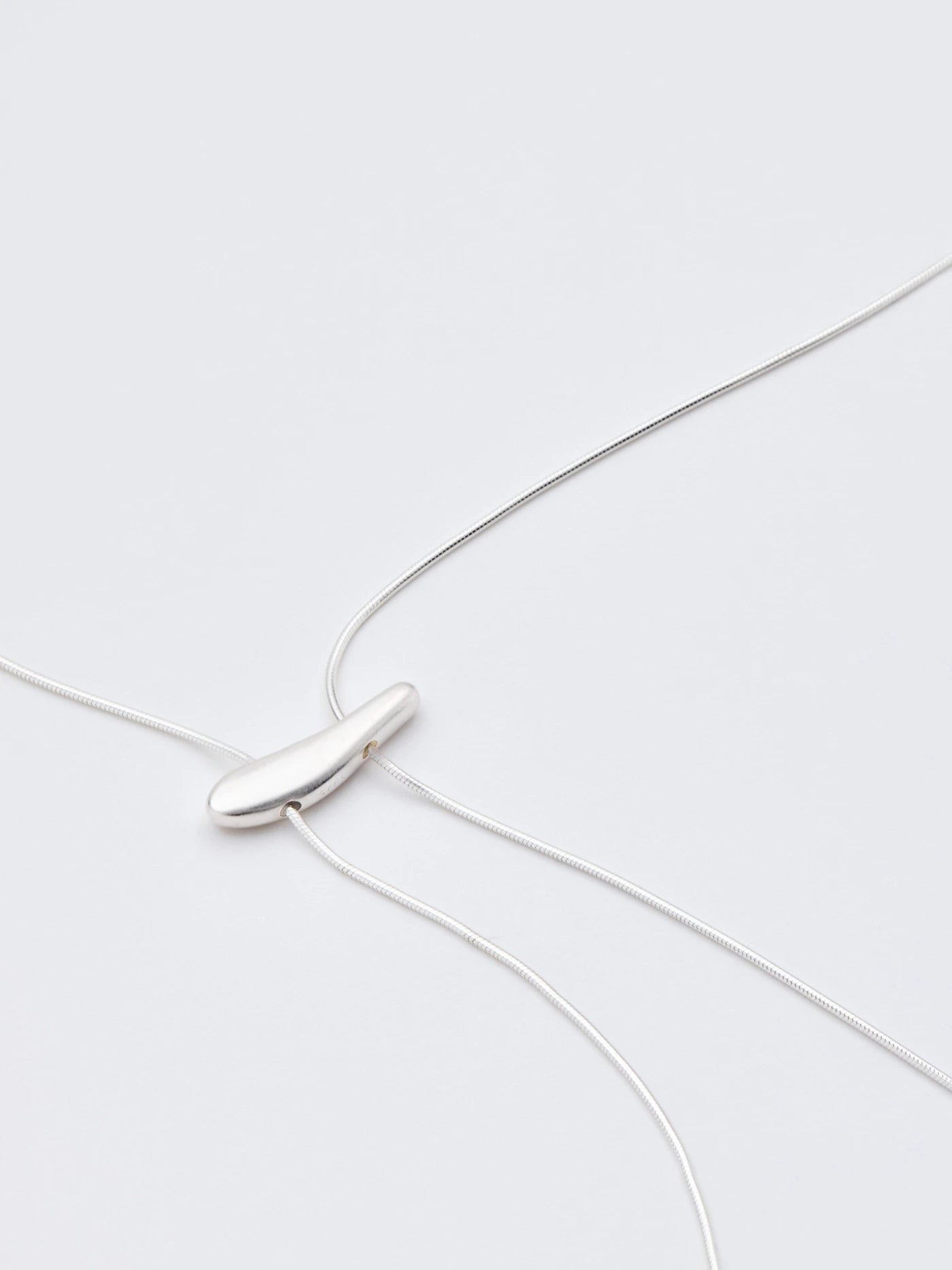 SLIDE CORE NECKLACE Silver