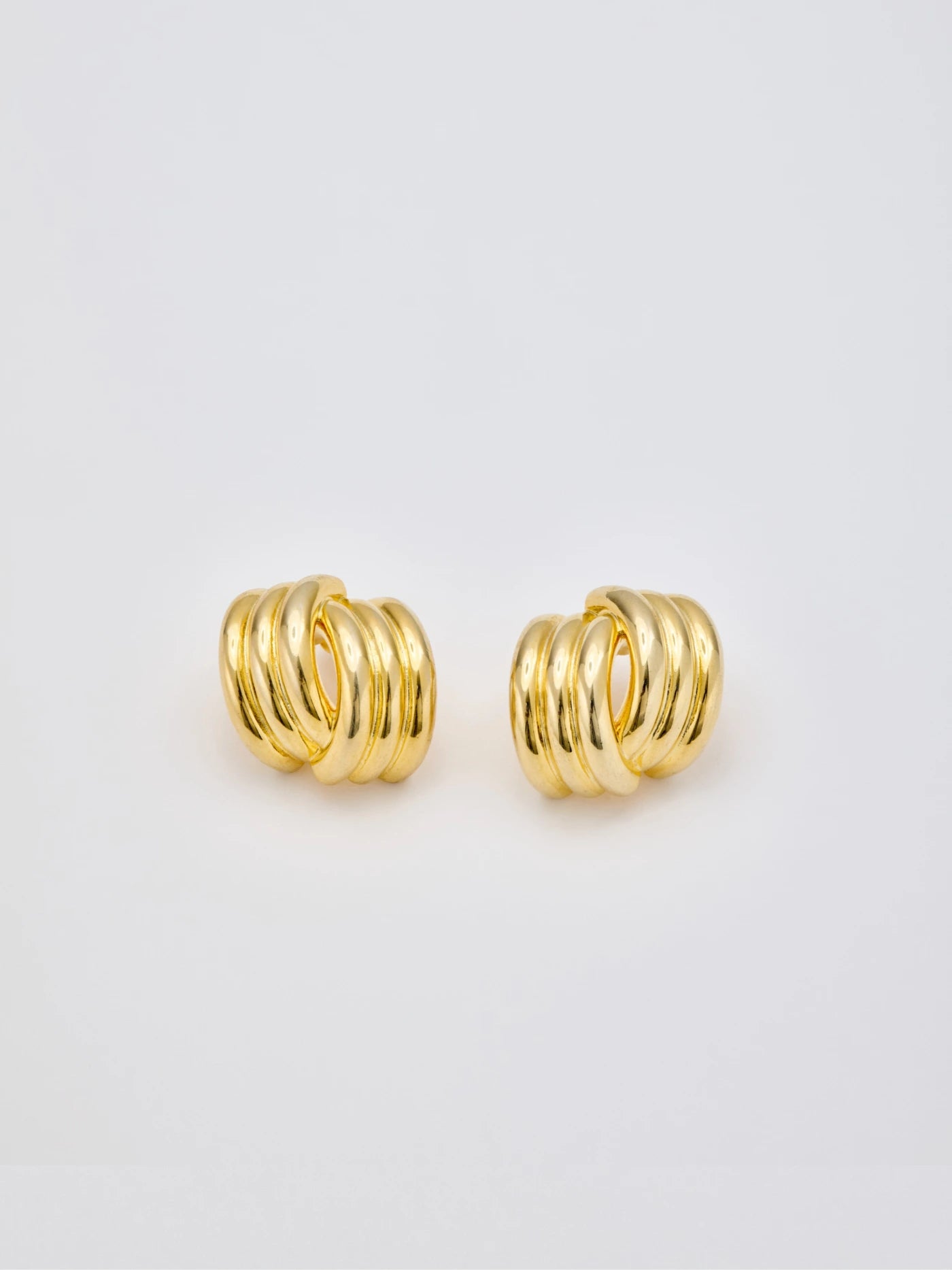 AVEN TWIST EARRINGS Gold