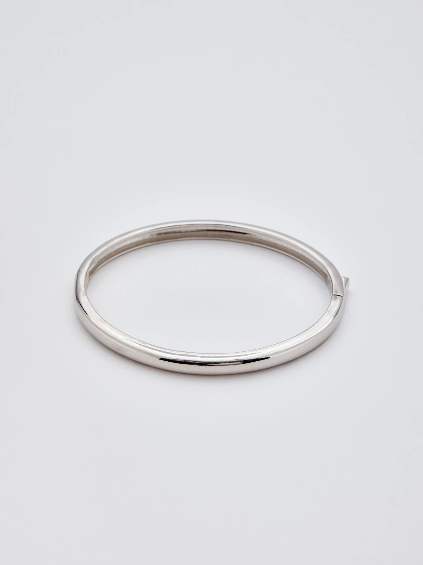ROUND MIDI BANGLE Silver