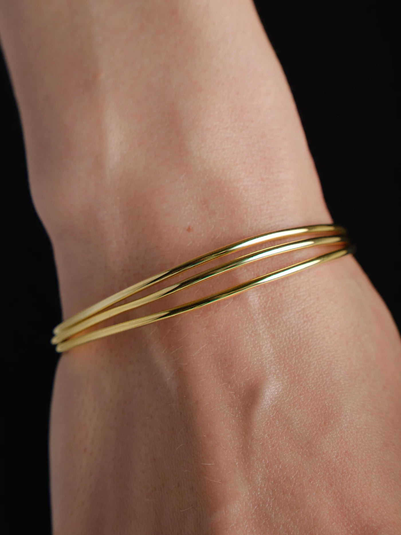 ROUND MINI BANGLE Gold
