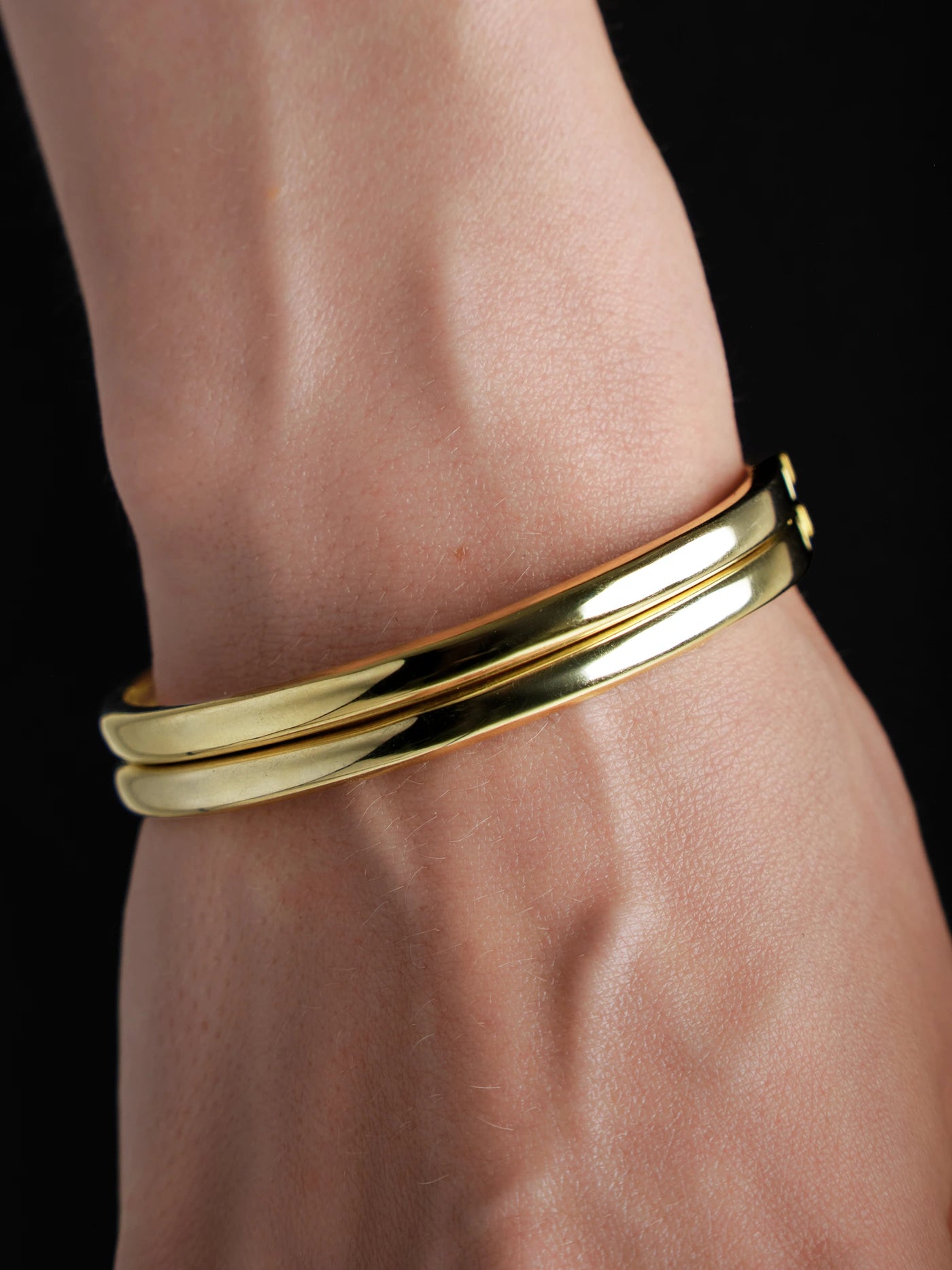ROUND MIDI BANGLE Gold