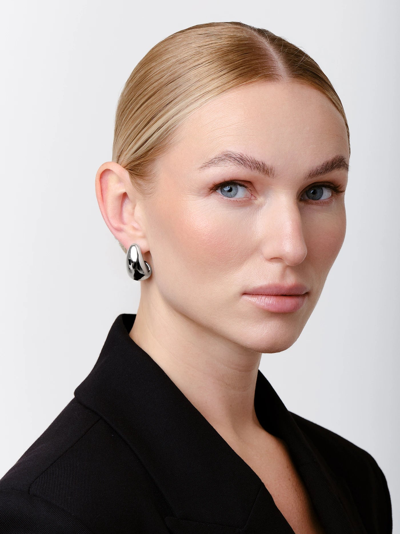 MELT MIDI EARRINGS Silver