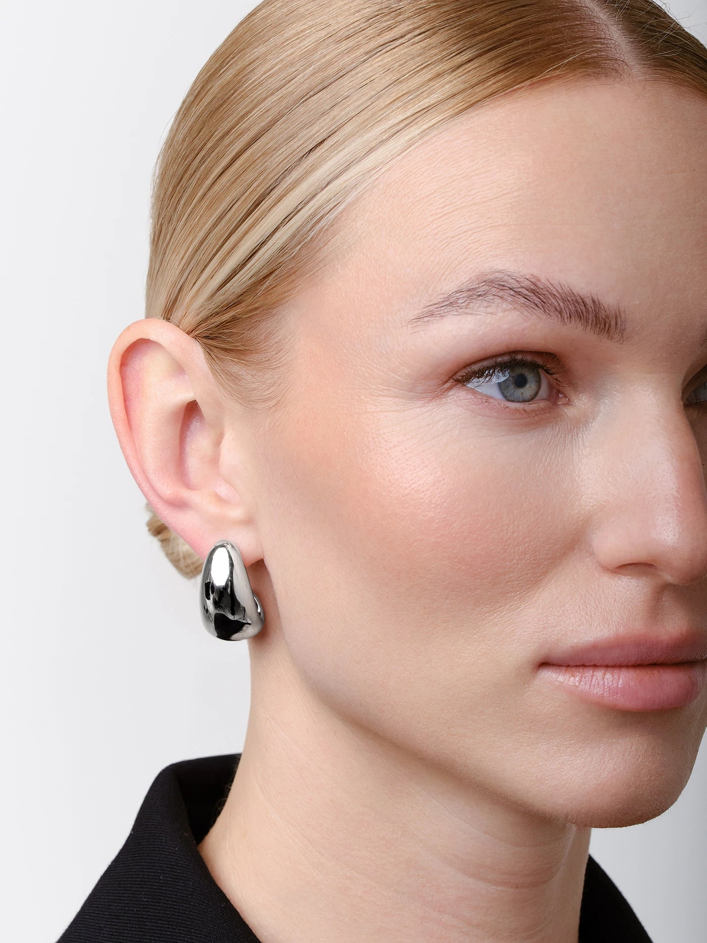 MELT MIDI EARRINGS Silver